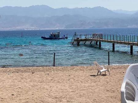 اعنقال اردني وصل شاطئ ايلات سباحة